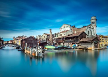 Gondola workshop in Venice