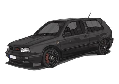 VW Golf MK3 VR6 Black