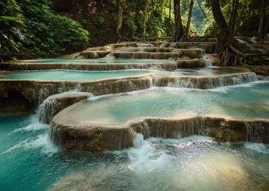 Kuang Si Waterfall Laos