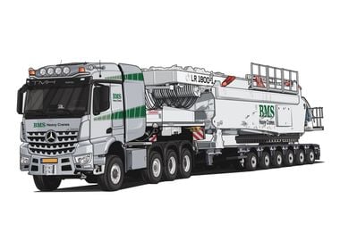 Mercedes Actros BMS Crane 