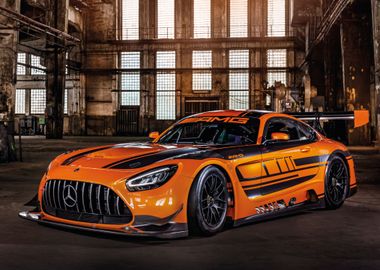 Mercedes Benz AMG GT3 car