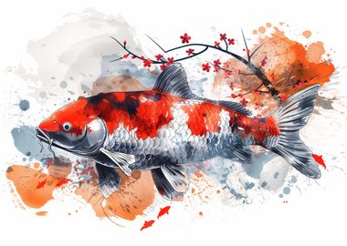 Japan Art Koi