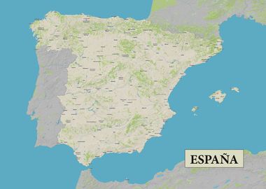 Spain map