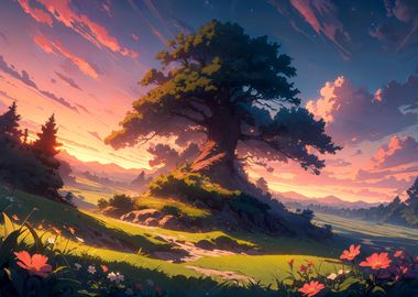 Sunset Tree