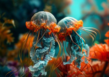 Jellyfish flowers