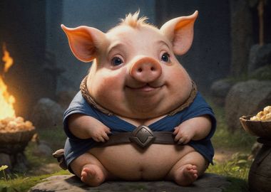 pig funny cute animal