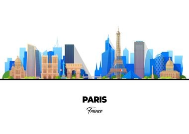 Paris France Skyline