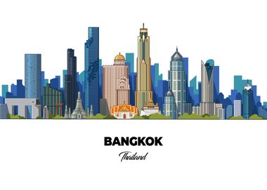 Bangkok Thailand Skyline