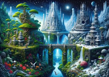 Enchanted Worldscape Art