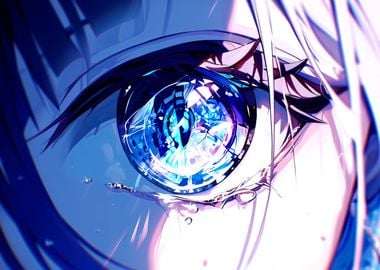 Anime girl eye