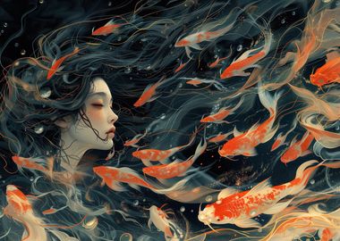 Koi Lady