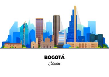 Bogota Colombia Skyline