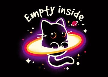 Empty inside black hole