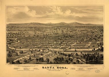 Santa Rosa CA 1876