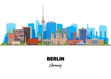 Berlin Germany Skyline