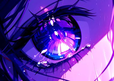 Anime girl eye