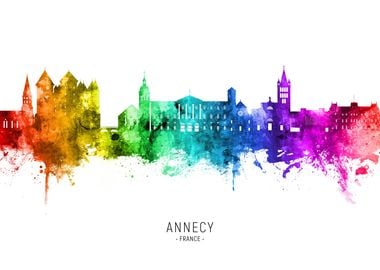 Annecy Skyline France