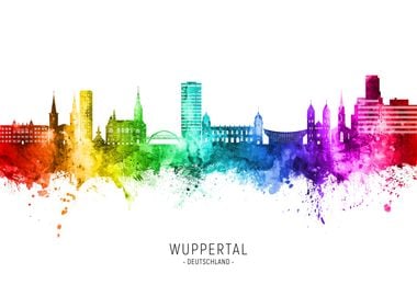 Wuppertal Skyline Germany