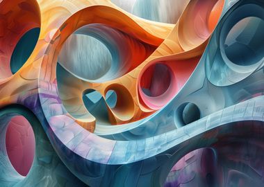 3d Geometric Abstract Art