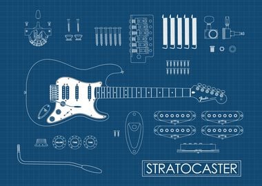 Stratocaster Blueprint