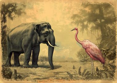 Elephant Bird Vintage