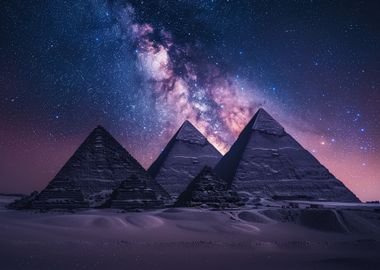 Egyptian Pyramid Night