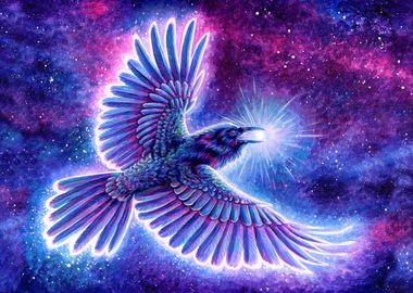 Raven Placing the Stars