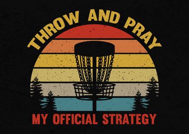 Disc Golf Player Frisbee