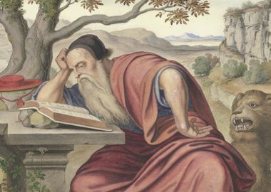 St Jerome as hermit