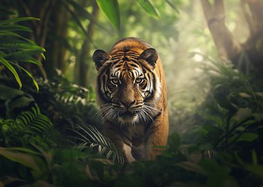 Bengal tiger in the jungle