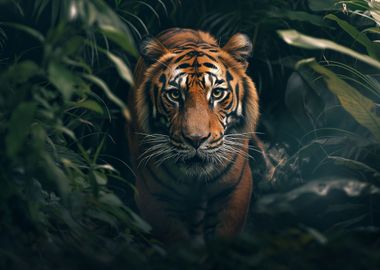 Bengal tiger in the jungle