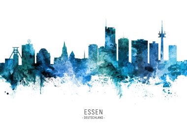 Essen Skyline Deutschland