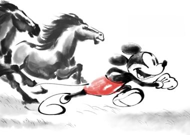 Mickey Horse Run