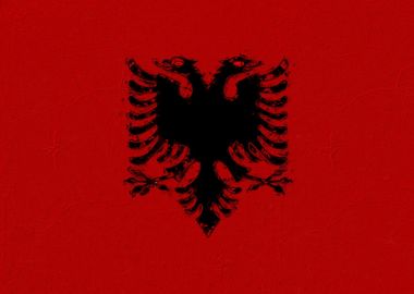 albania national flag