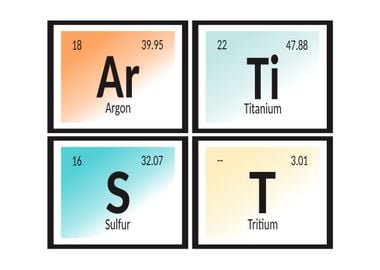 Artist Periodic Table