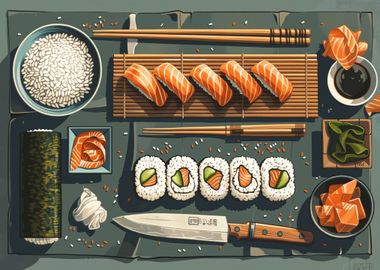 Sushi Preparation Tools