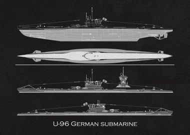 U96 German submarine