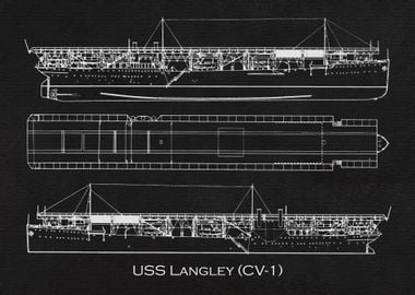 USS Langley CV1