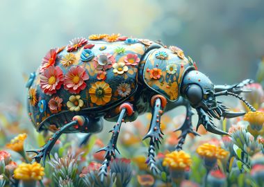 Beetle Flowers Fusion