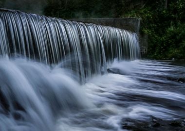 A weir in full flow