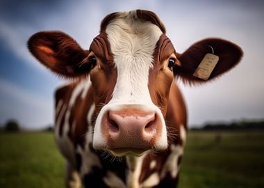 A Soulful Stare Cow