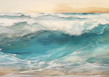 Tranquil Ocean Painting