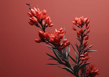 Minimal Coral Flowers