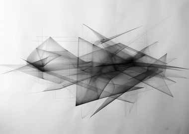 Black  White Abstract Art