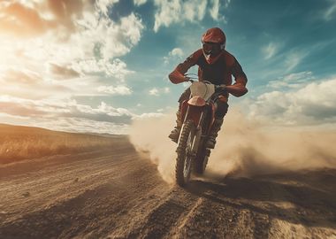 Motocross Enduro Biker