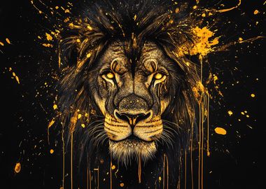 Golden Lion Animal