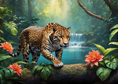 Leopard Tiger Wall Art