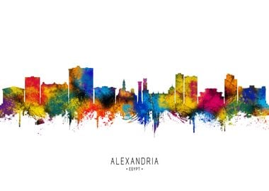 Alexandria Egypt Skyline