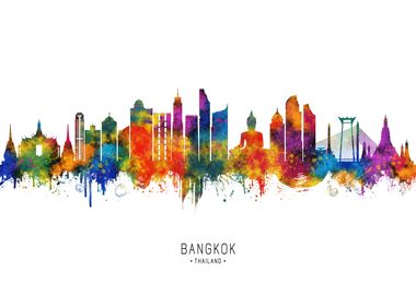 Bangkok Thailand Skyline