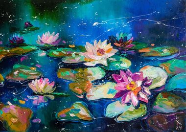 Charming water lilies